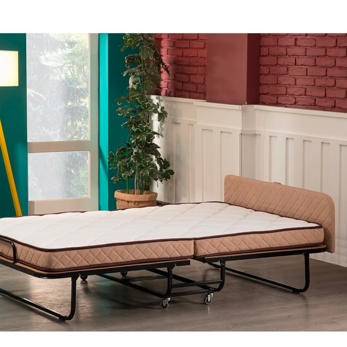 Niron Supreme Çift Kişilik Lüks Katlanır Yatak Ve Karyola 120x200