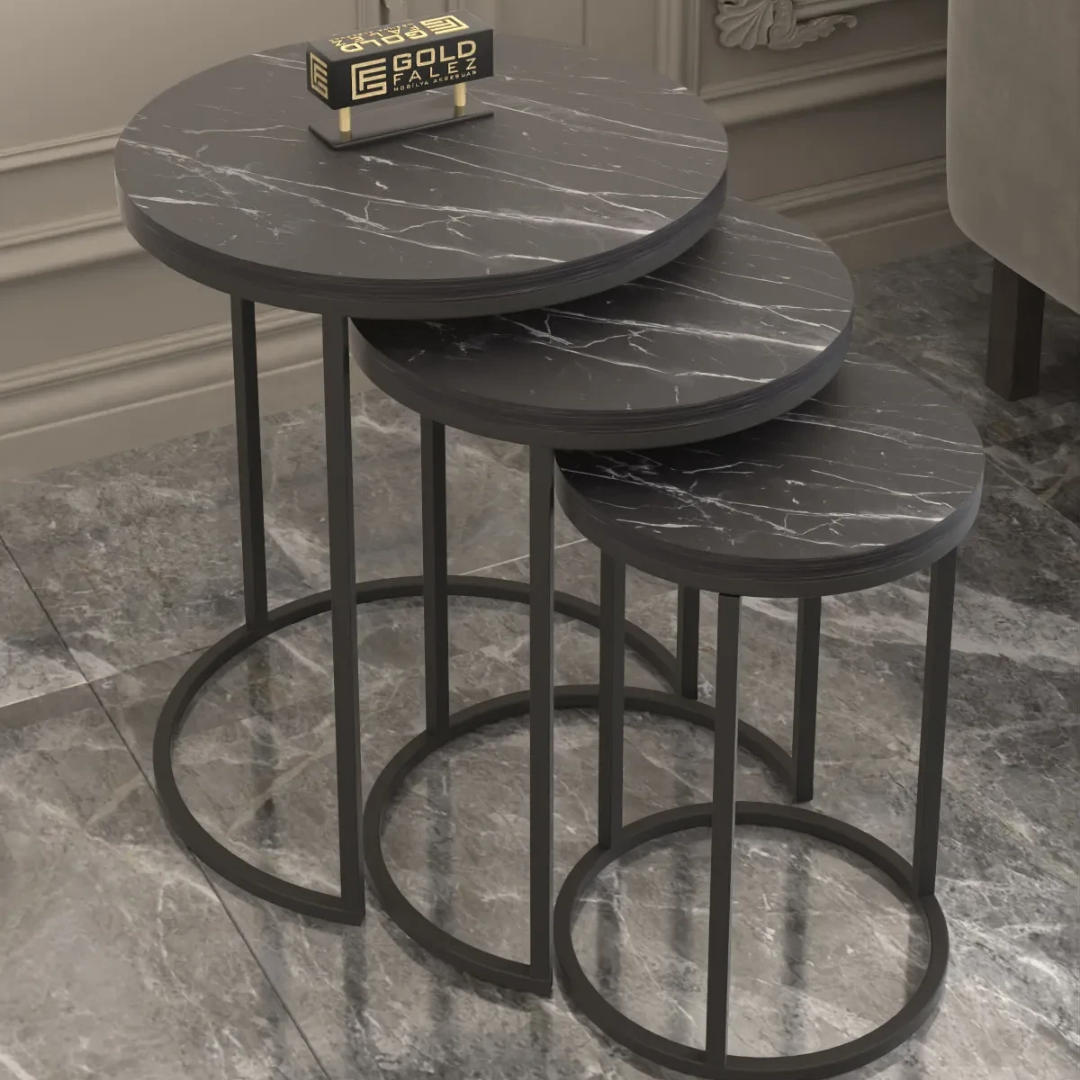 Gold Falez Zigon Sehpa C Lüx Bendir