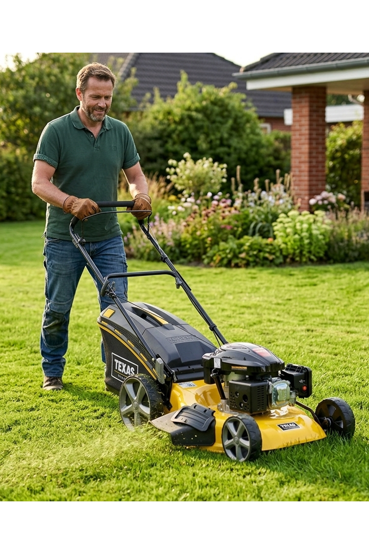 Texas 90066580 G53 SH-D  6 Hp Benzin Motorlu Çim Biçme Makinesi