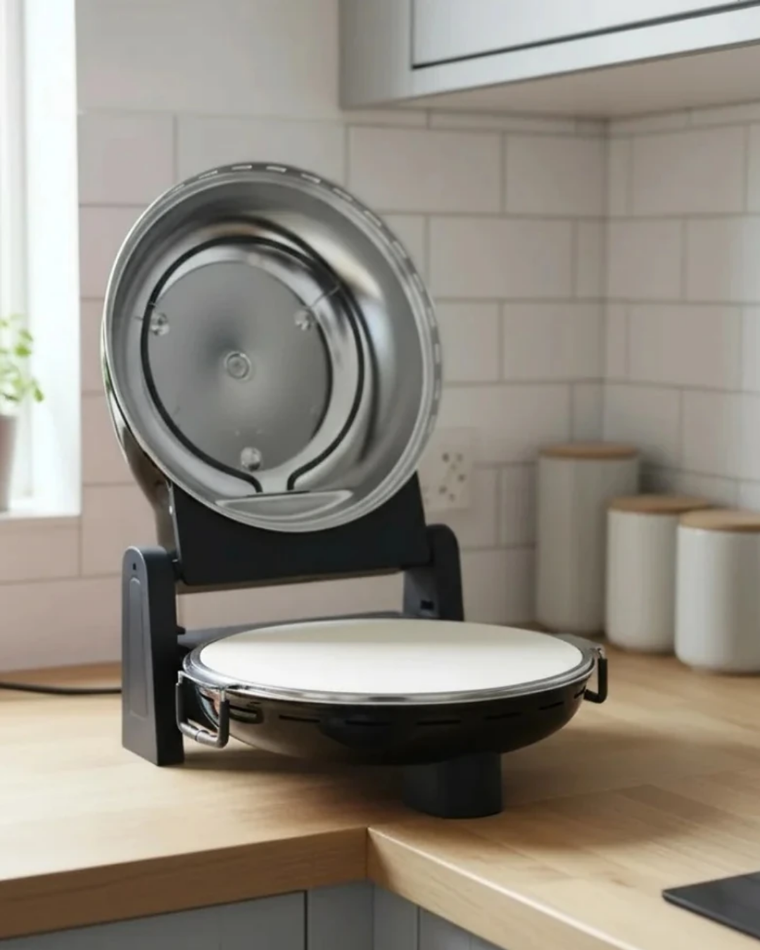 Dr.Maya Pro+ Çok Amaçlı Elektrikli Taş Fırın Tandır ve Ekmek Yapma Makinesi Siyah- Pizza Lahmacun Ekmek