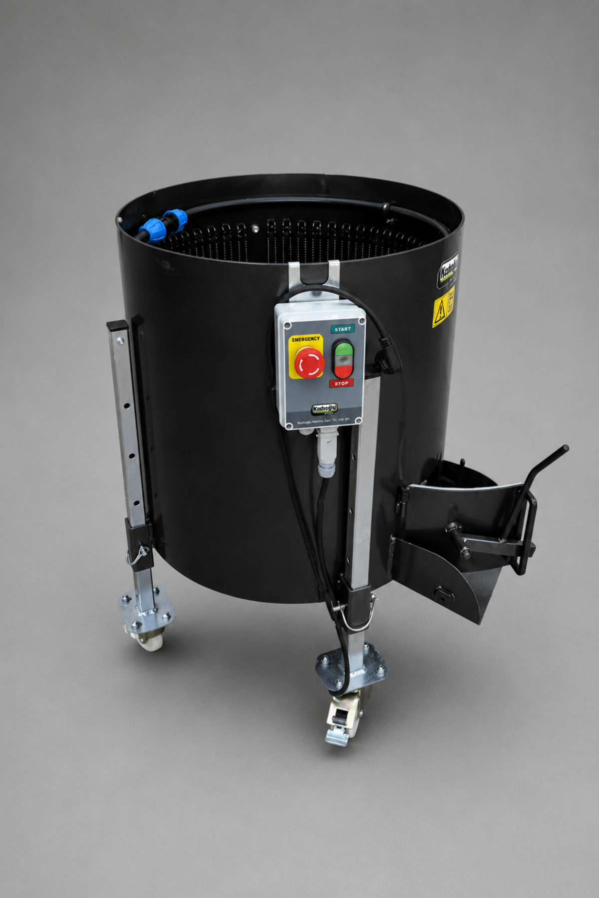 Kadıoğlu Cks90160 Standart Devirli Ceviz Soyma Makinası 170 Litre