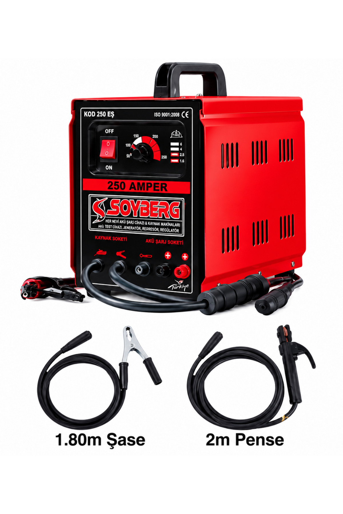 Soyberg 250 Eş Akü Şarjlı Kaynak Makinesi