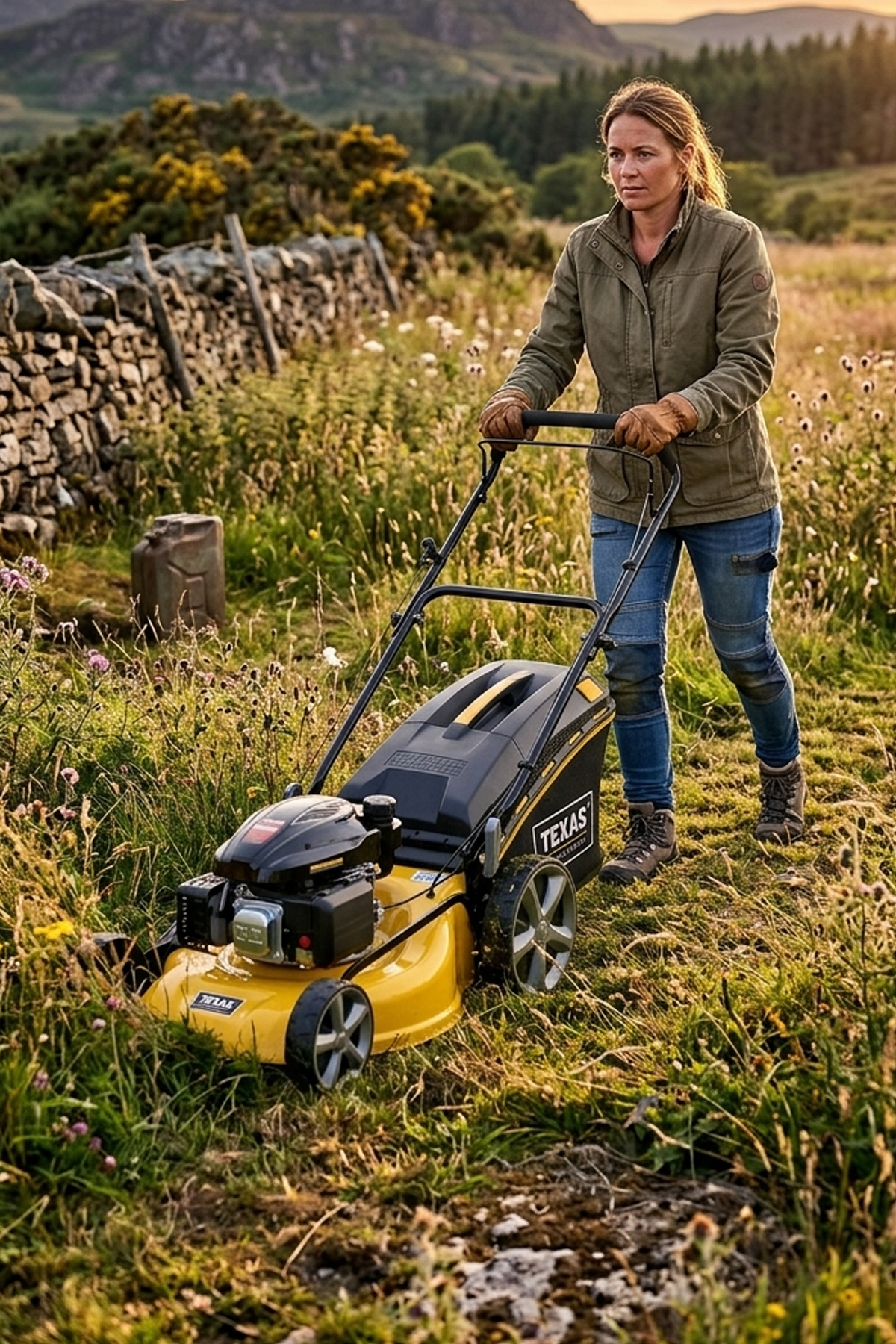 Texas 90066580 G53 SH-D  6 Hp Benzin Motorlu Çim Biçme Makinesi