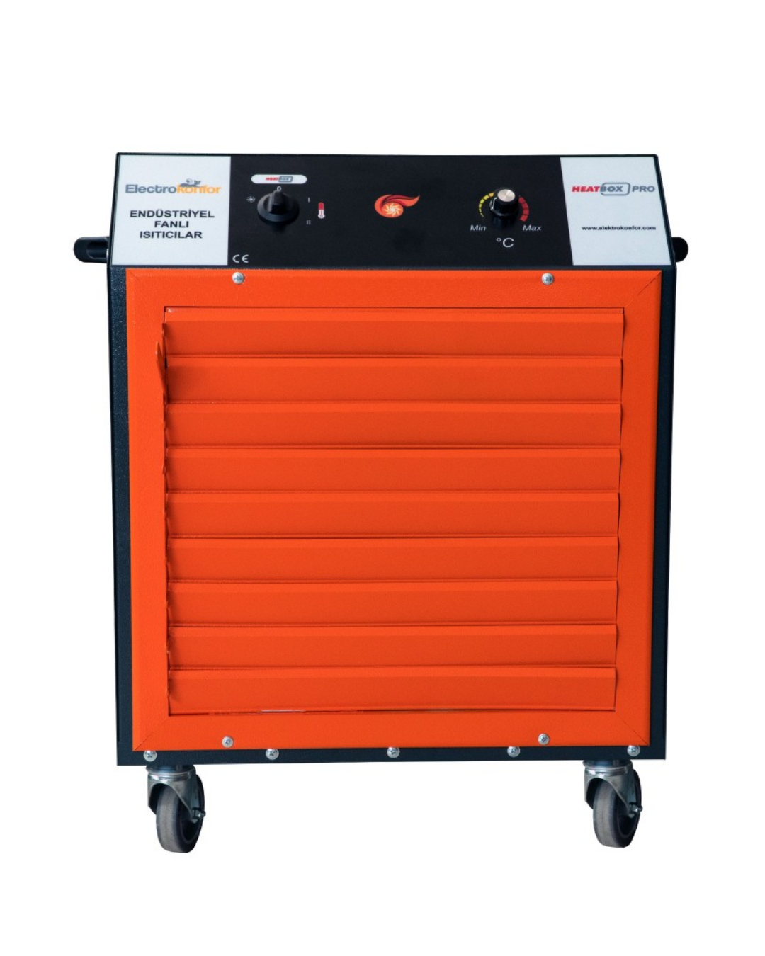 Heatbox HBPRO18000F Pro 18000W Trifaze Elektrikli Fanlı Isıtıcı Füme