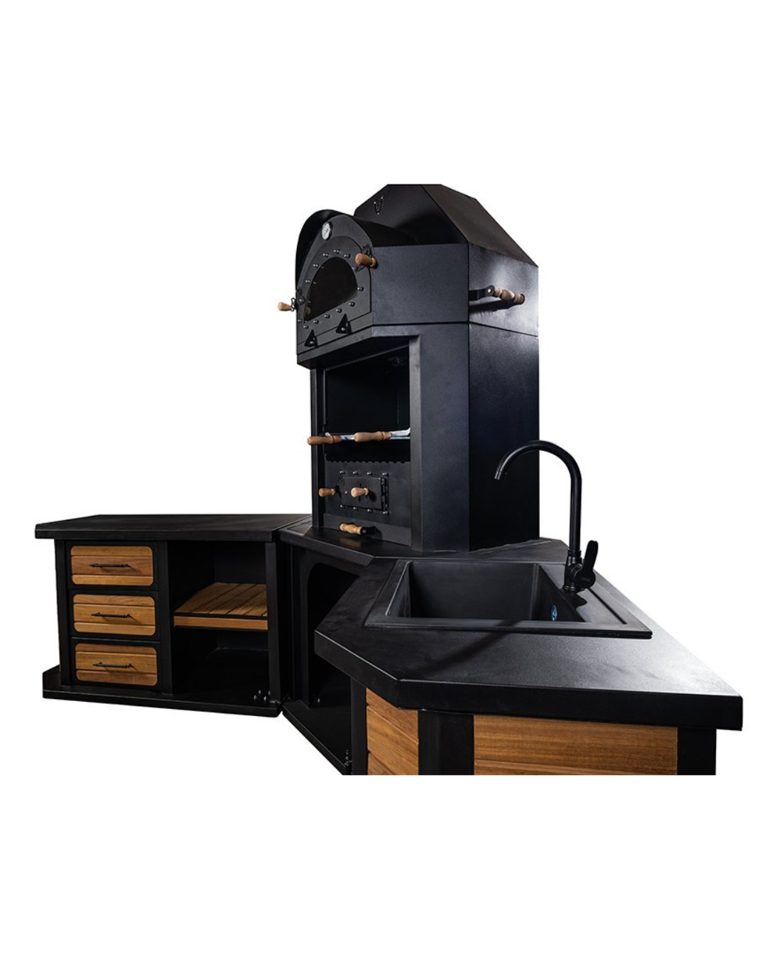 ZS Hermanos Granit Evyeli Avangarde Köşe Fırınlı Barbekü