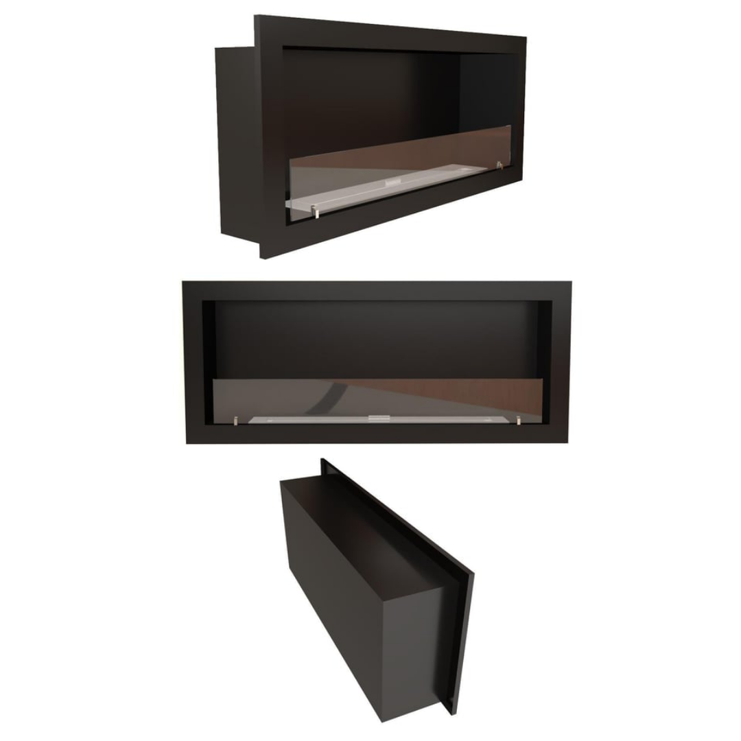 Korflame Ankastre 200 Cm Bioetanol Bacasız Şömine