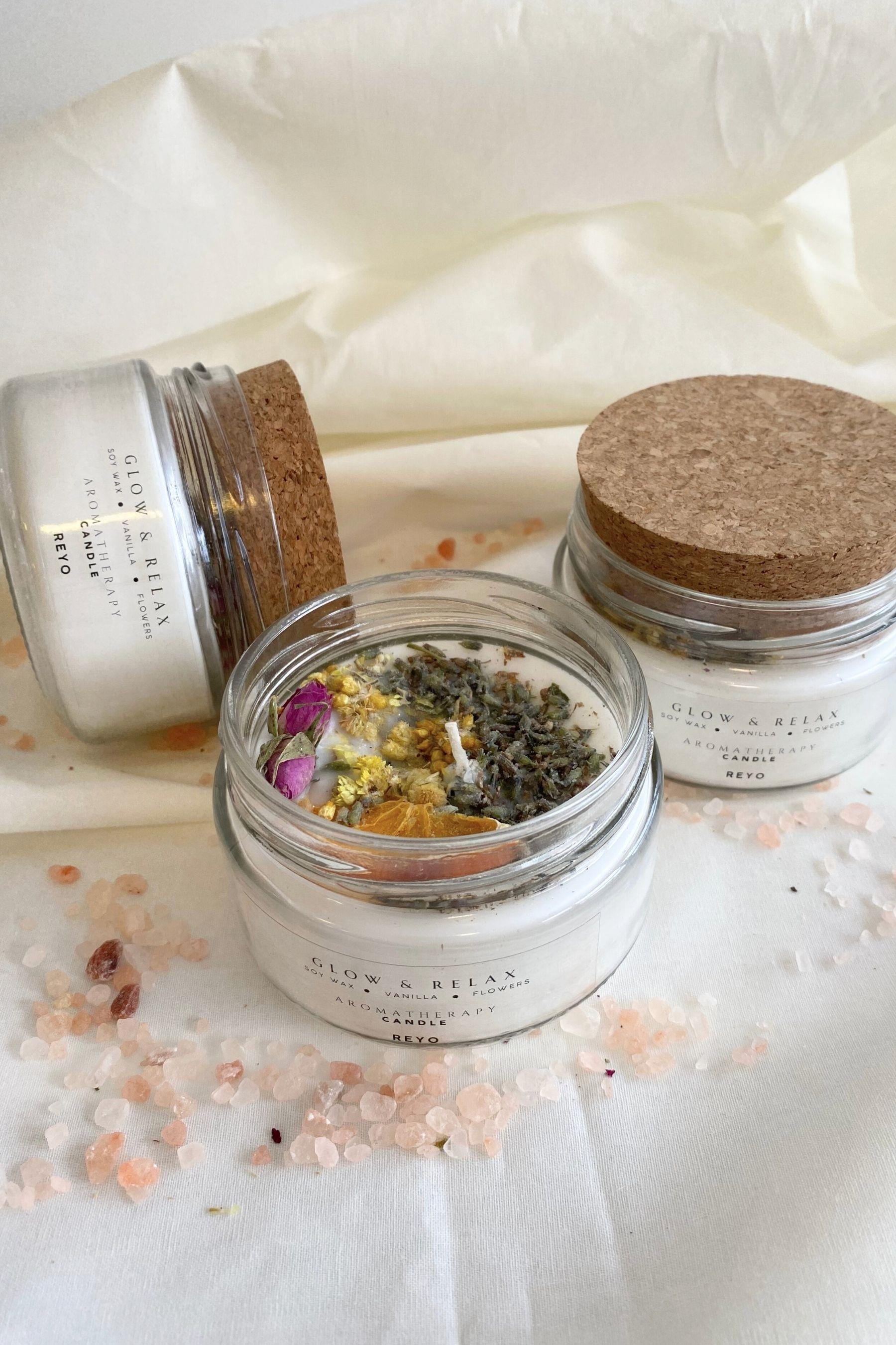 Reyo Nazar Tütsü Demeti, Deniz Kabuğu, Palo Santo, Aromaterapi Mum Arınma 4'lü Ritüel Set 