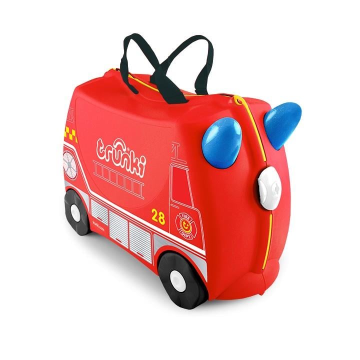 Trunki Çocuk Bavulu Seyahat Valizi - İtfaiye Aracı Frank