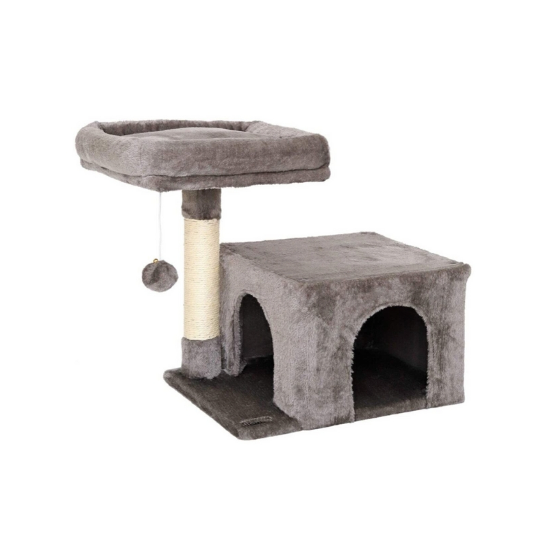 Reyo Pet Komfor Stepli Yuvalı Kedi Tırmalaması Antrasit