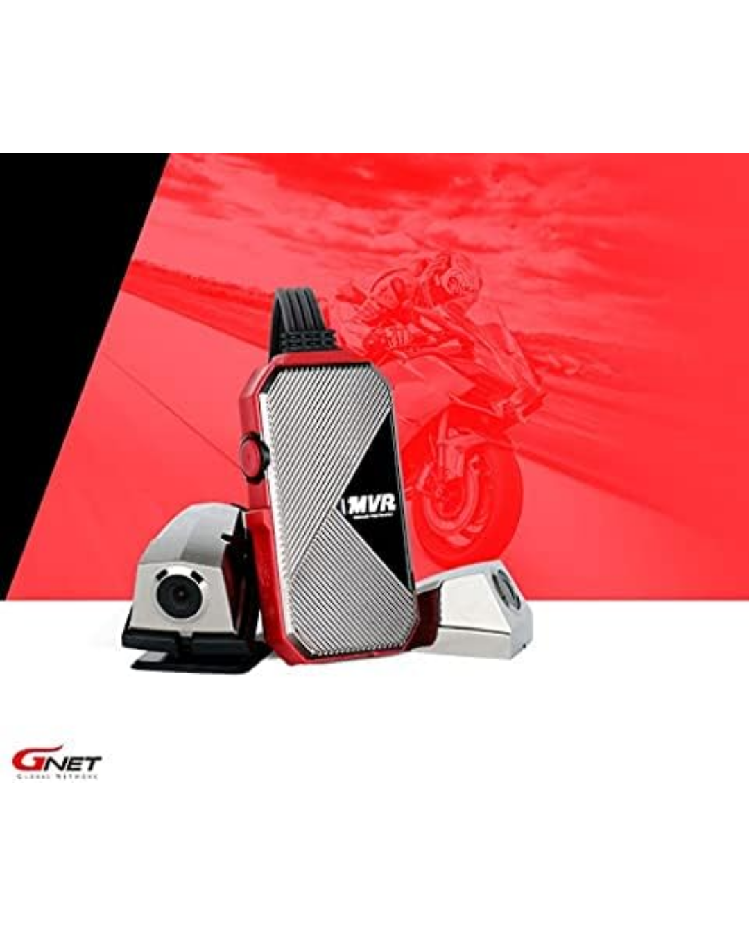 GNet Mvr Motosiklet 2 Kameralı Full Hd Wifi Araç Kamerası