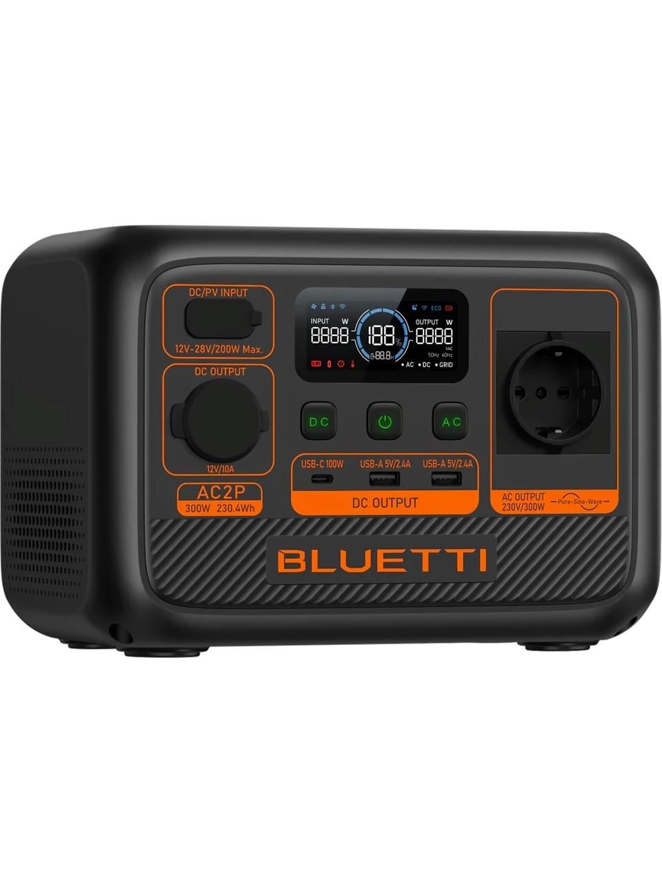 Bluetti AC2P 230.4Wh Kapasiteli Taşınabilir Güç Kaynağı