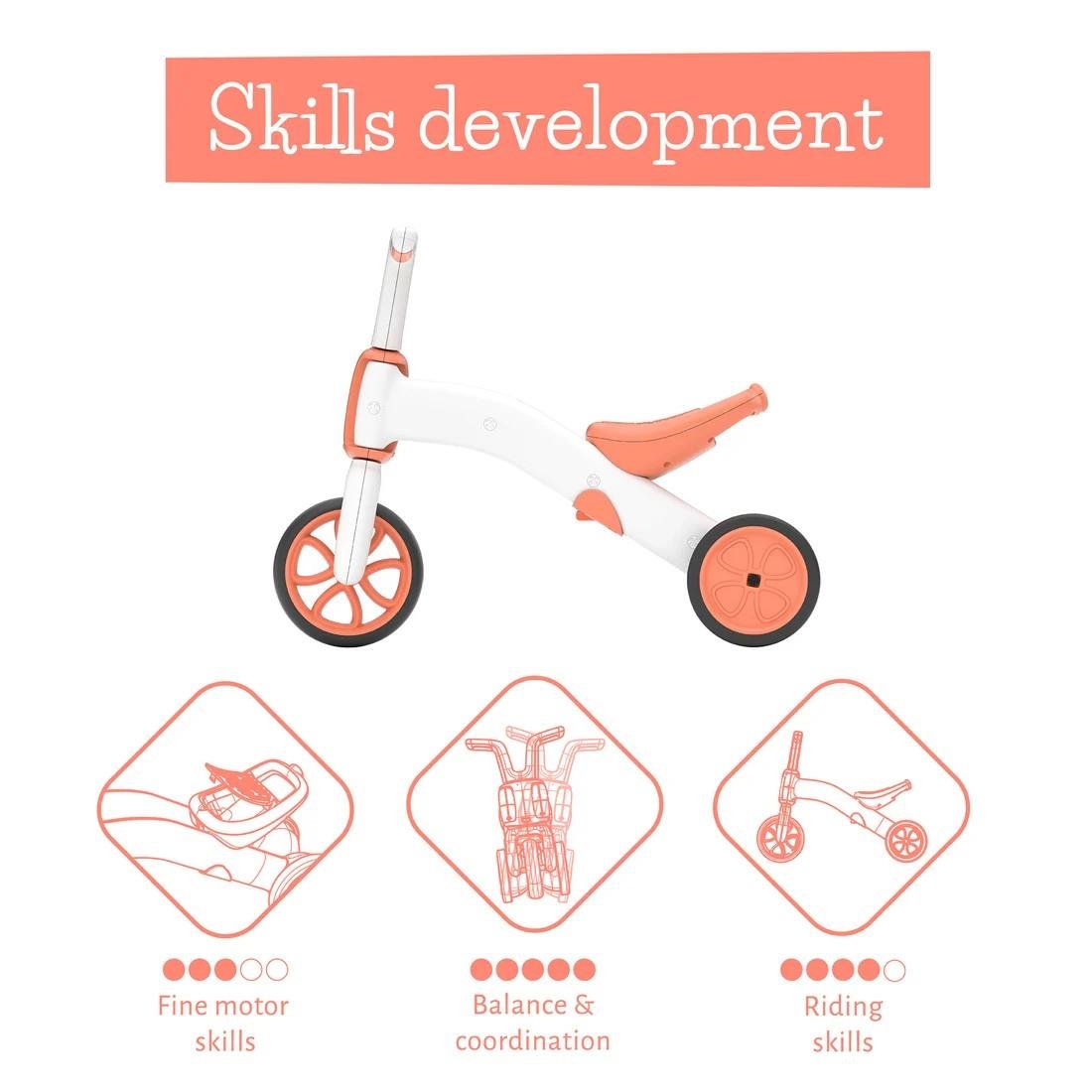 Chillafish Bunzi - 2in1 Denge Bisikleti - Flamingo