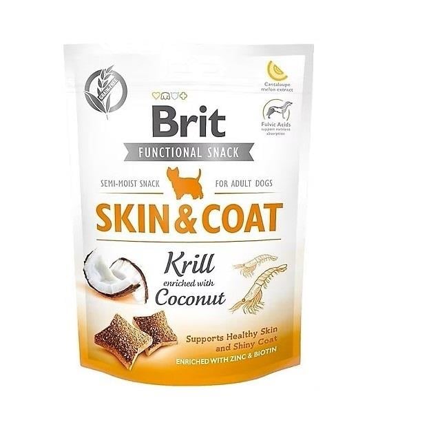Brit Care Skin & Coat Karides ve Hindistan Cevizli 150 gr Köpek Ödül Maması
