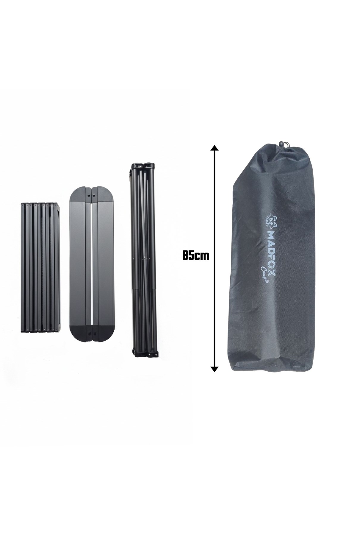 MADFOX Campix Katlanır Kamp Masası Büyük 72x72 cm