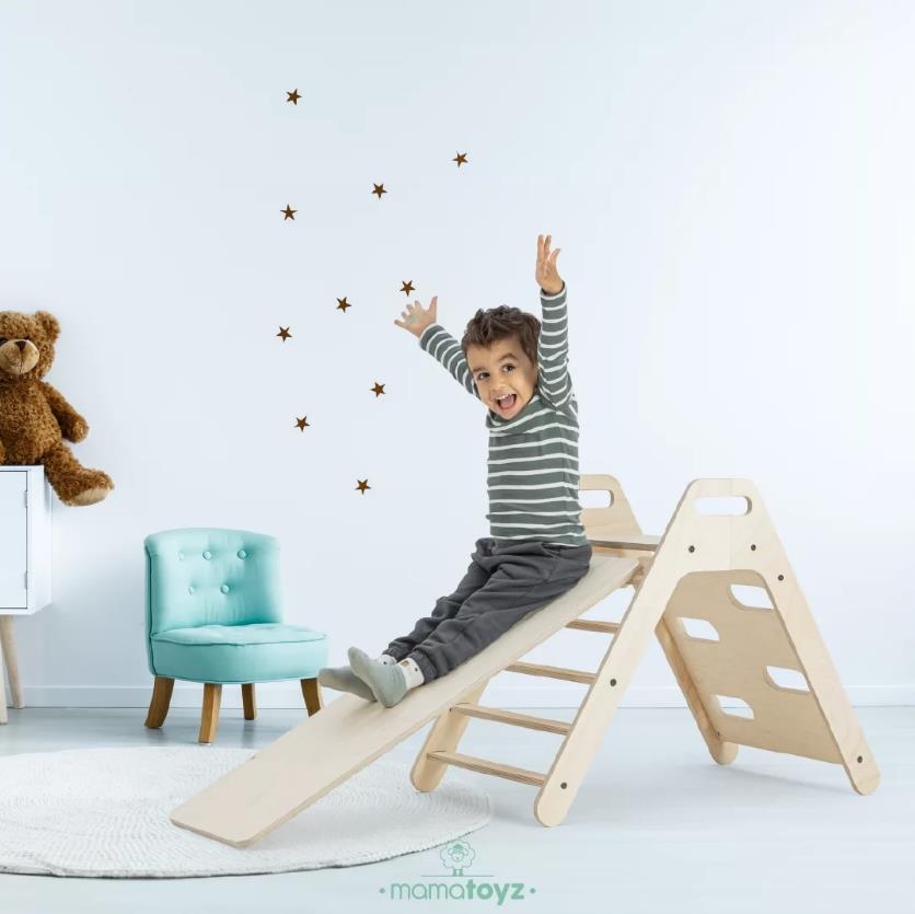 Mamatoyz Piky Pikler Tırmanma Üçgeni ve Kaydırak