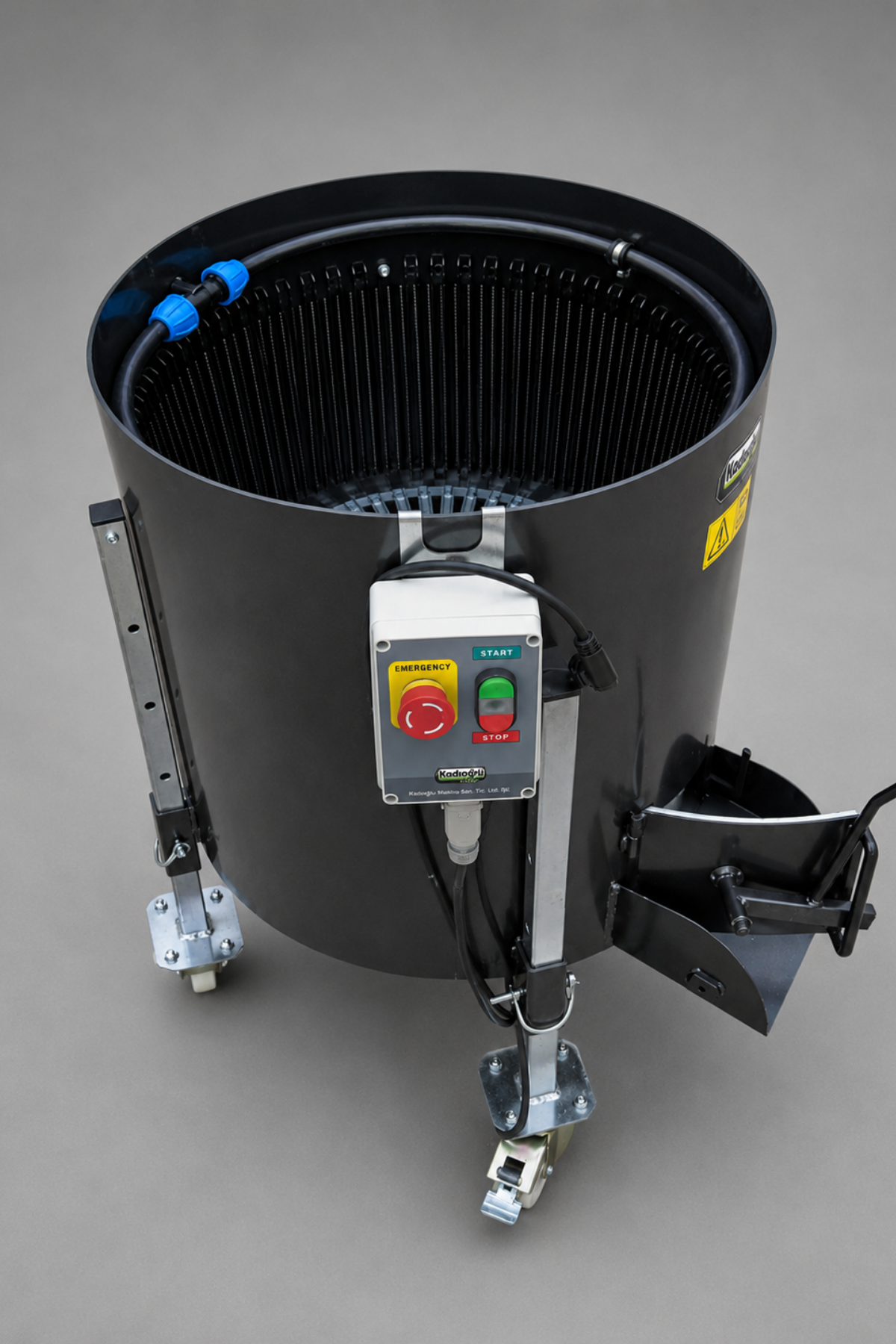 Kadıoğlu Cks90160 Standart Devirli Ceviz Soyma Makinası 170 Litre