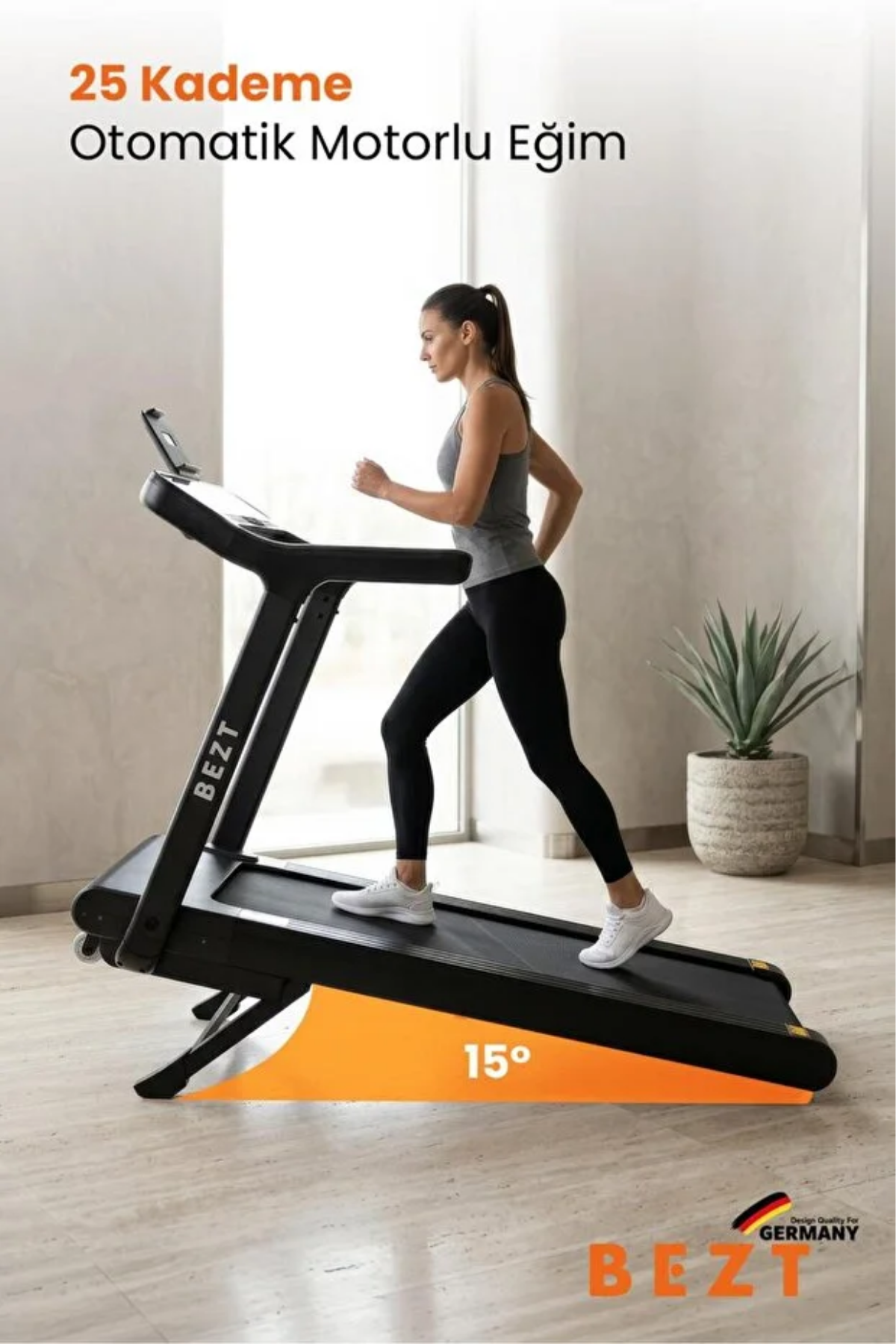 Bezt Run Smart Pro SPR600 Katlanabilir Koşu Bandı Siyah