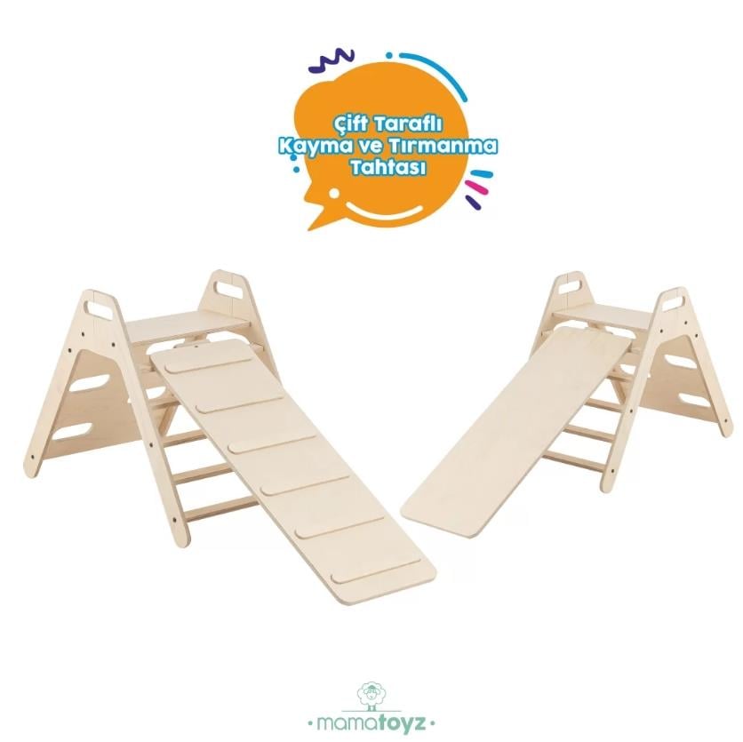 Mamatoyz Piky Pikler Tırmanma Üçgeni ve Kaydırak