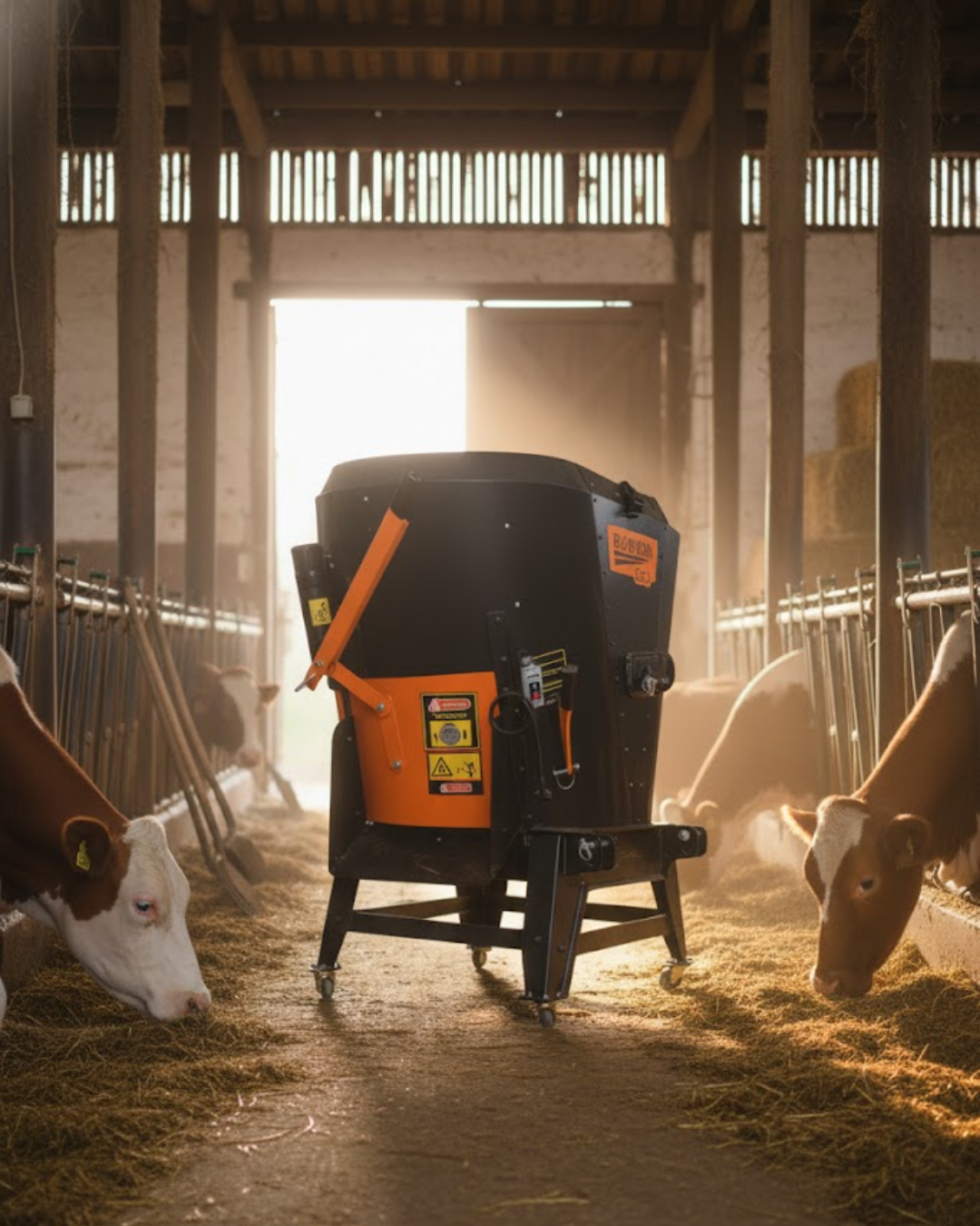 Burkon 1m³ Eco Yem Karma Makinesi 220V