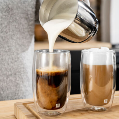 Zwilling 395000780 Çift Camlı 2'li Latte Macchiato Bardağı