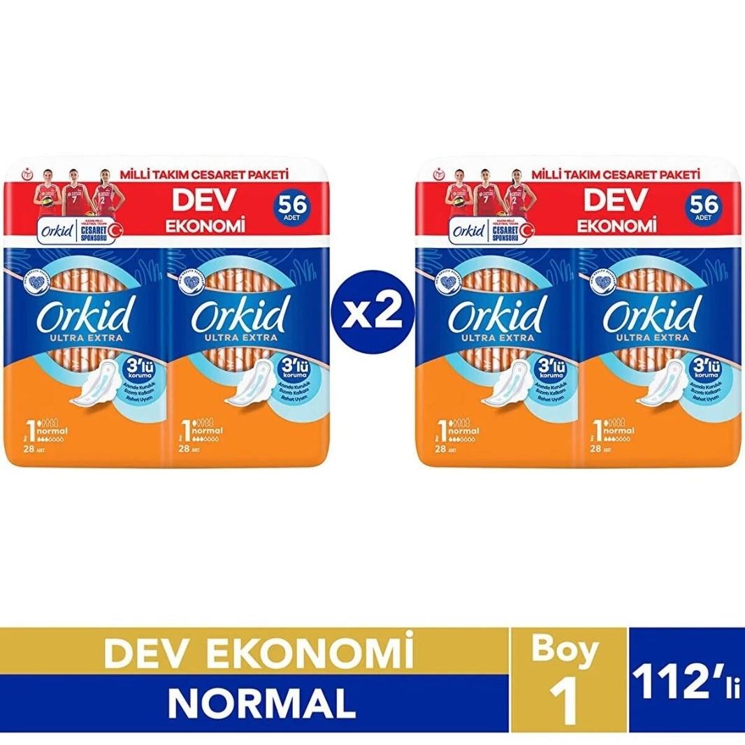 Orkid Ultra Extra Normal Cesaret Paketi 112'li 665
