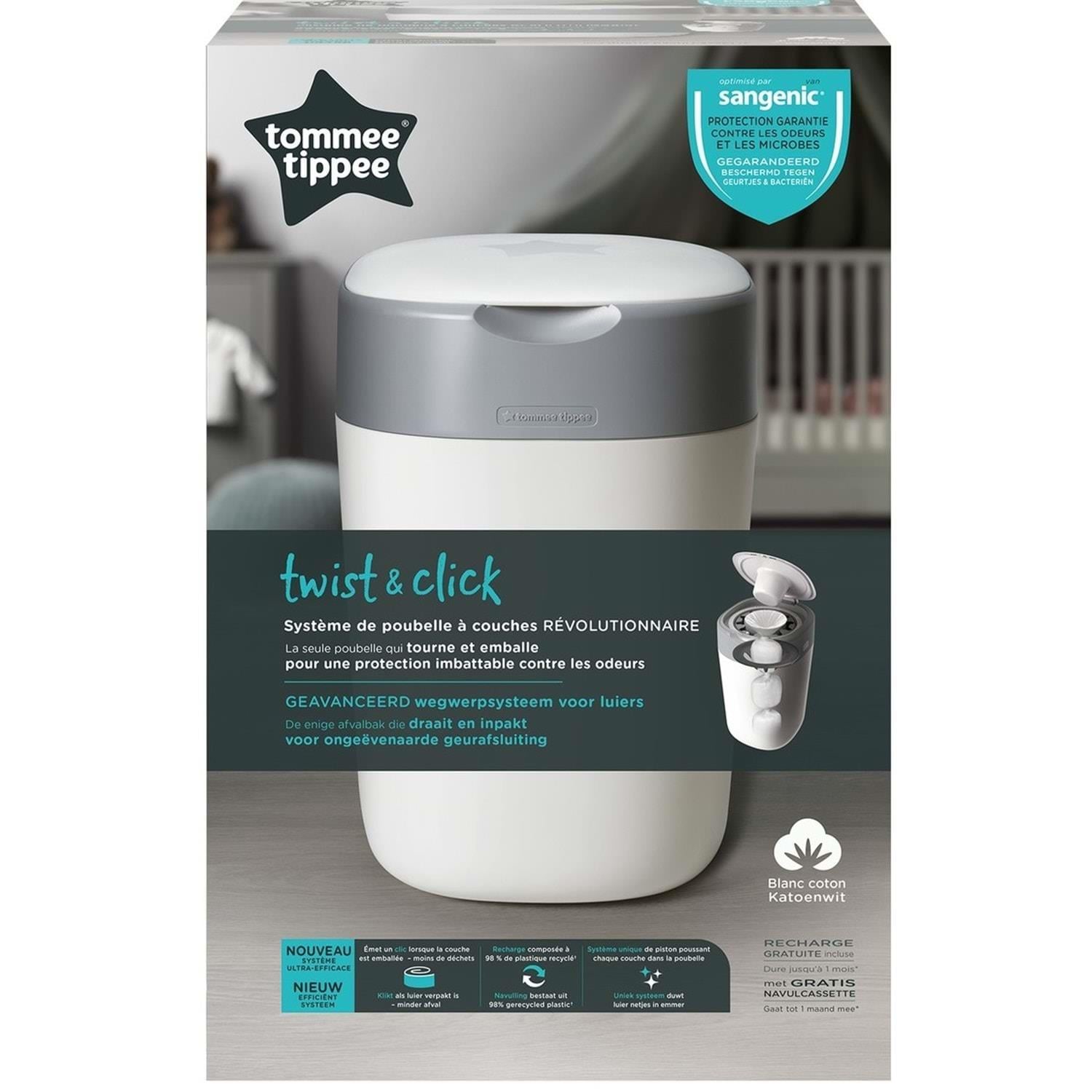 Tommee Tippee Twist & Click Bebek Bezi Çöp Kovası Sistemi 