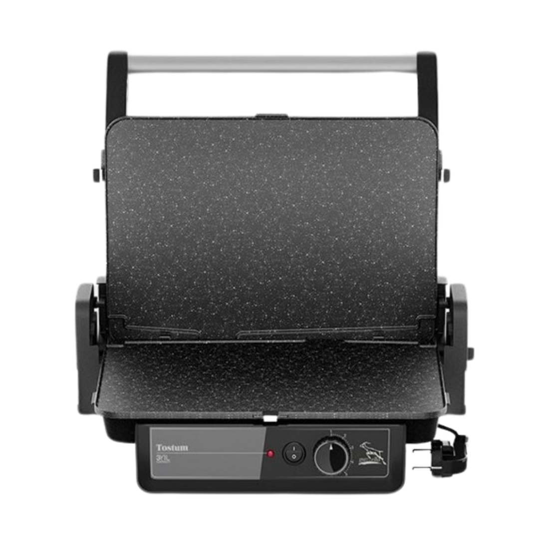 Gazzella TST 1000 Tostum 2000 W Tost ve Izgara Makinesi Siyah - OUTLET