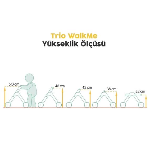 Mamatoyz Trio WalkMe Yürüteç Aktivite Masası