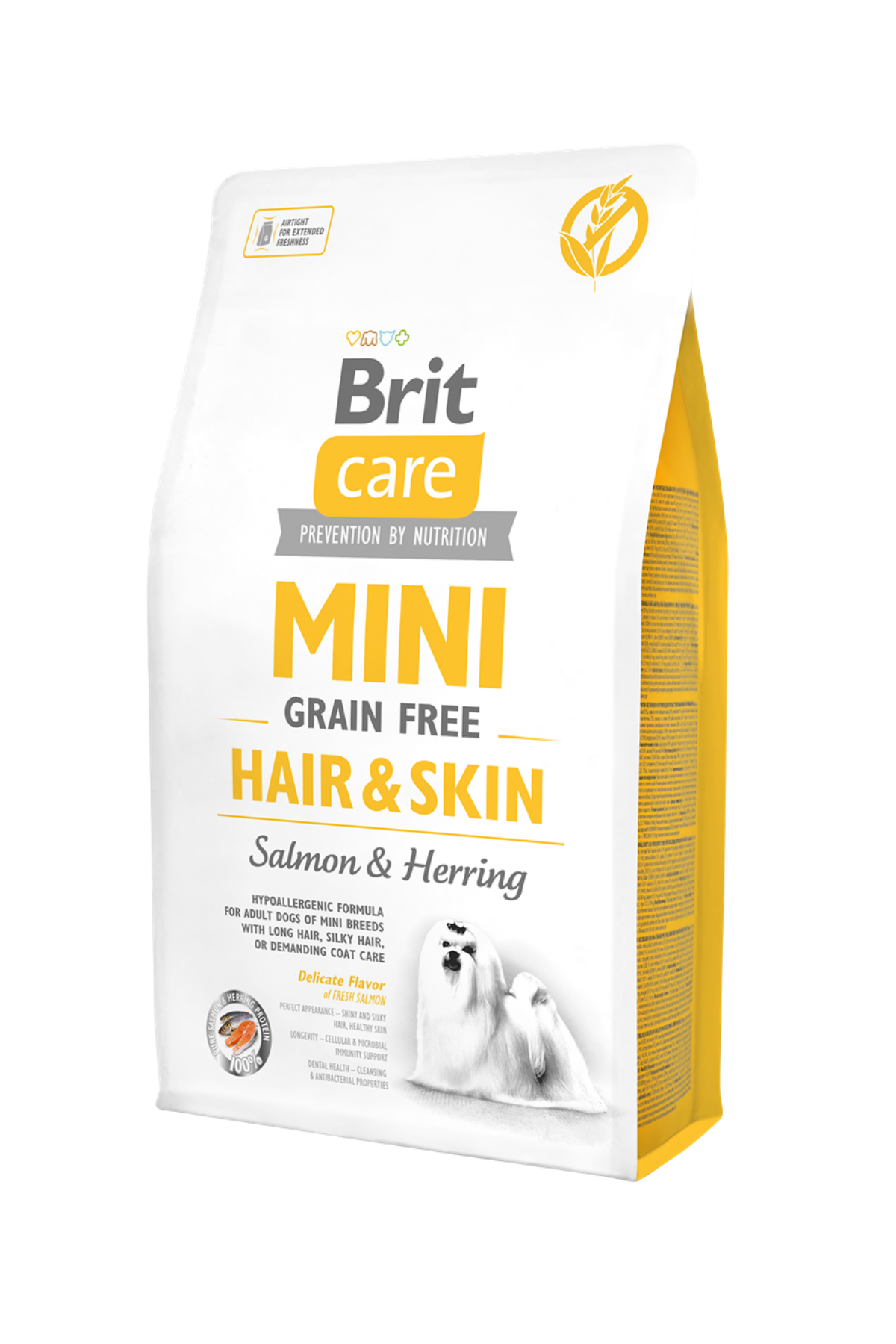 Brit Care Mini Hair & Skin Somonlu ve Ringalı 2 kg Küçük Irk Yetişkin Köpek Maması