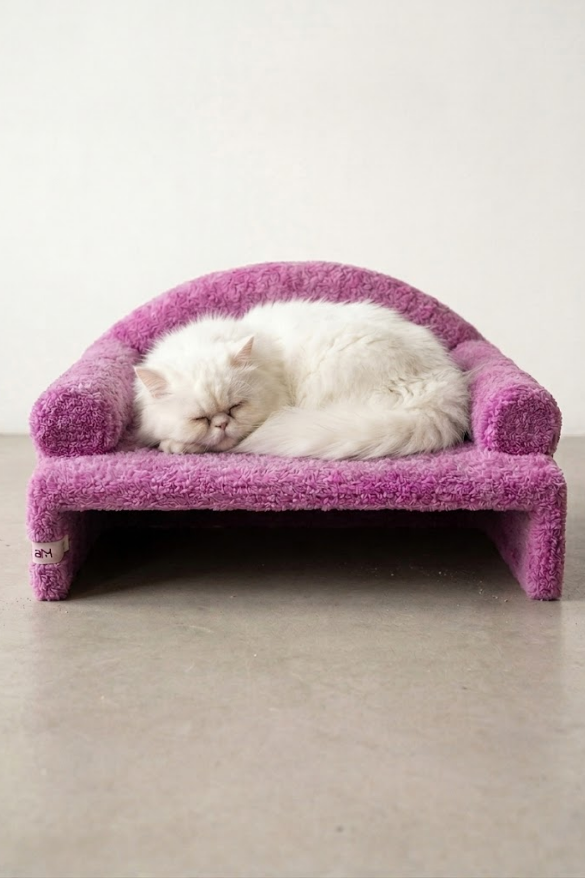 Reyo Pet Peluş Kedi Oturma Koltuğu Kedi Yatağı Fuşya