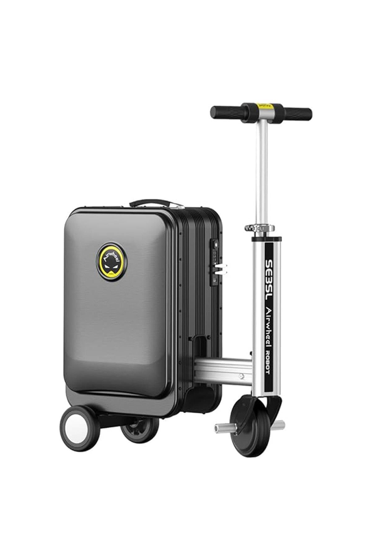 Airwheel SE3SL Elektrikli Binilebilir Scooter Valiz Siyah