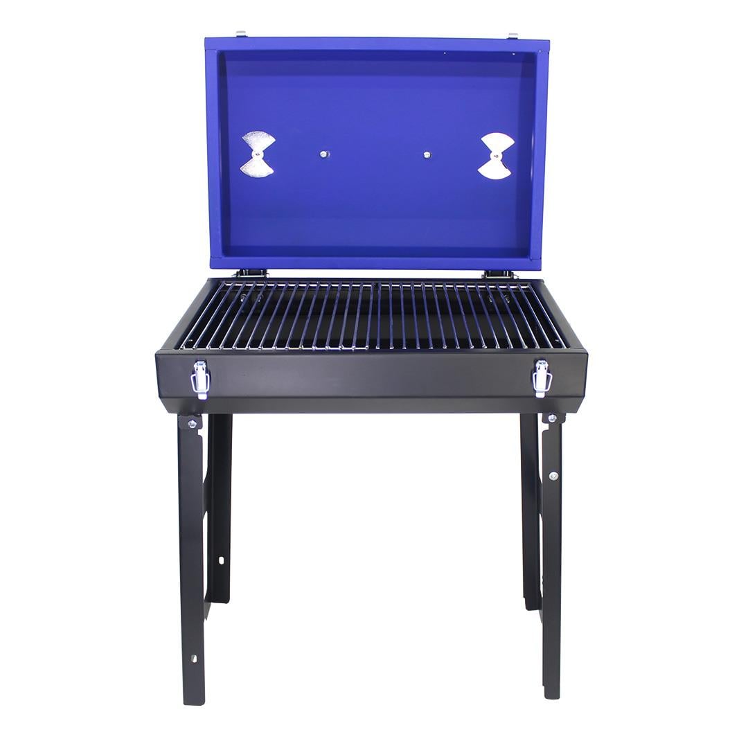 Grillmate Cookout Katlanır Ayak Kilitli Barbekü Mangal-Kraliyet Mavisi