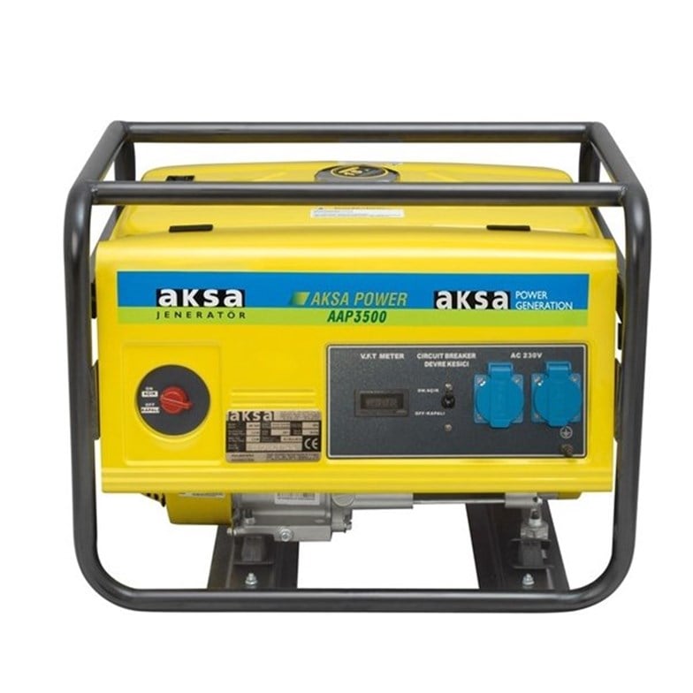 Aksa AAP-3500 Benzinli Jeneratör 3kVA (4 Zamanlı Motor)