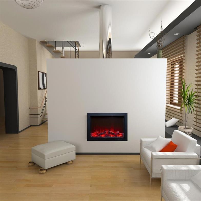 Alaz Efekt Elektrikli Şömine Haznesi Ses Efektli Bluetoothlu 80 cm 1800 W