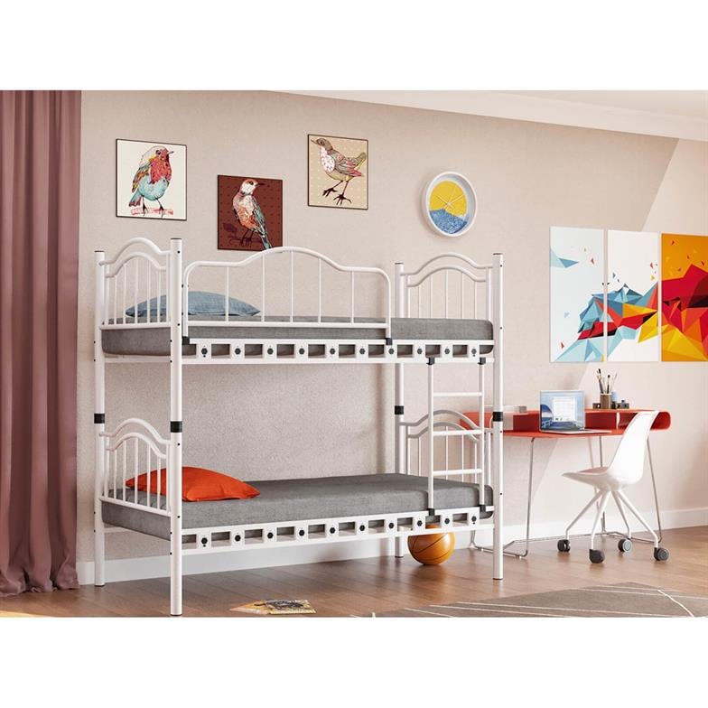 Argimo Belinay Genç Çocuk Odası Metal Ranza ve Karyola 90x200