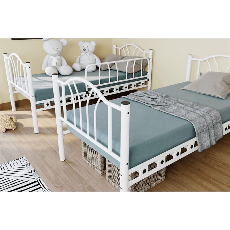 Argimo Bella Genç Çocuk Yatak Odası Metal Ranza ve Karyola