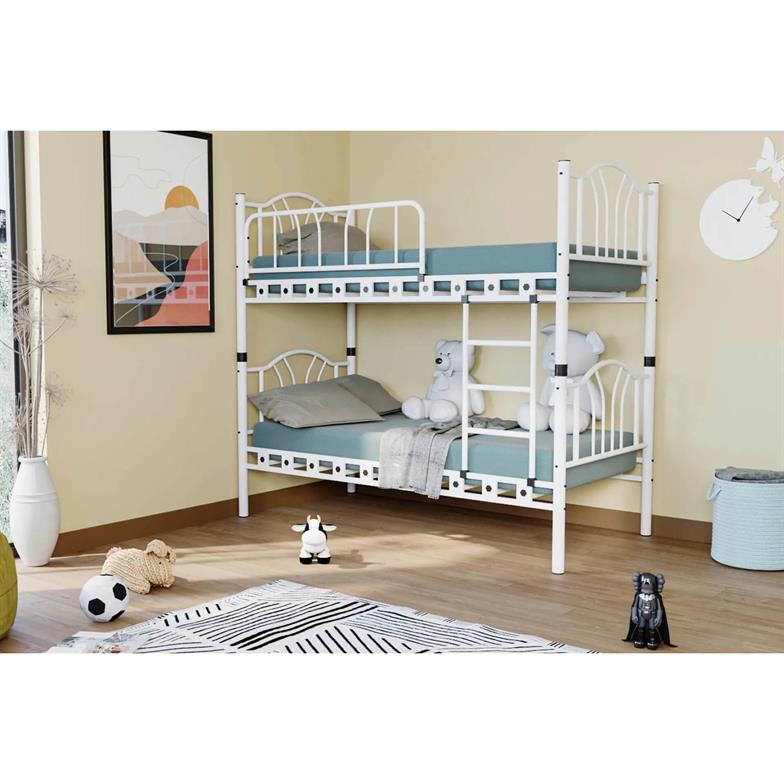 Argimo Bella Genç Çocuk Yatak Odası Metal Ranza ve Karyola