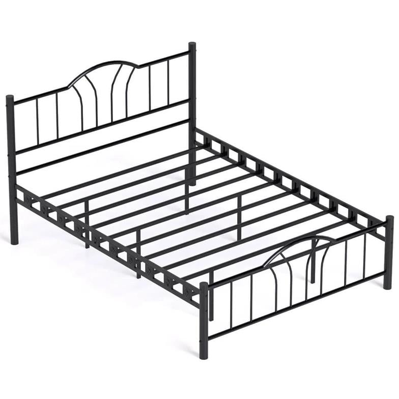 Argimo Bella Tek Kişilik Ferforje Tarz Metal Siyah Karyola