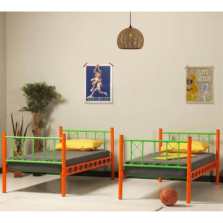 Argimo Carme Genç Çocuk Odası Metal Ranza ve Karyola