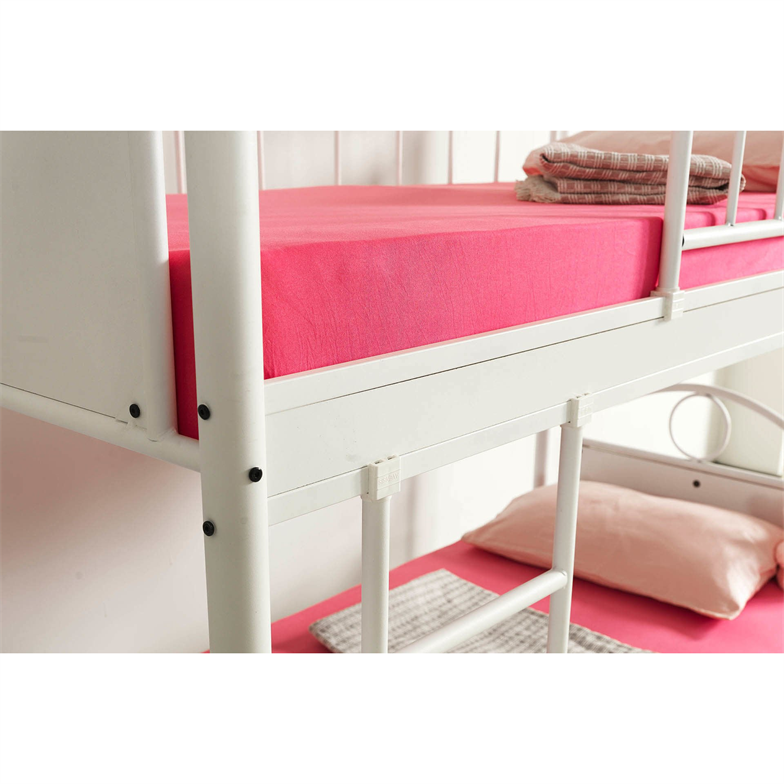 Argimo Zümrüt Genç Çocuk Odası Beyaz Metal Ranza ve Karyola