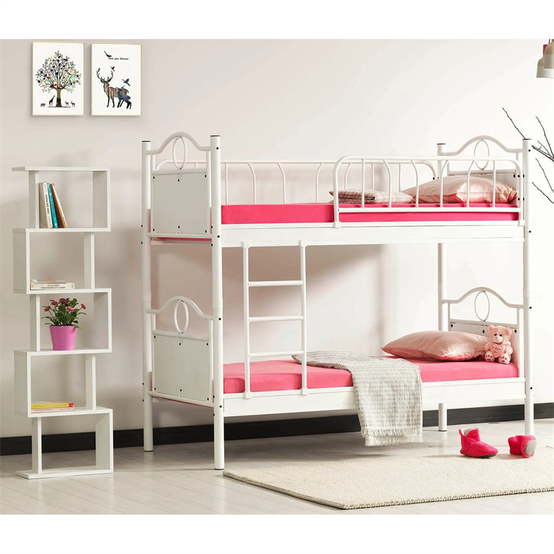 Argimo Zümrüt Genç Çocuk Odası Beyaz Metal Ranza ve Karyola