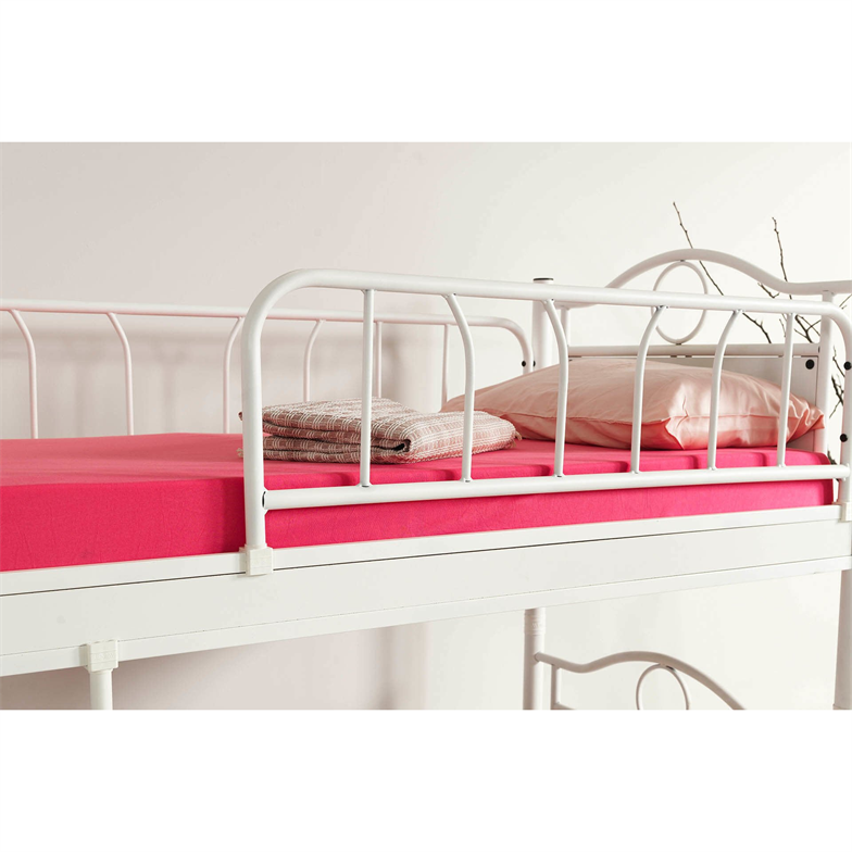 Argimo Zümrüt Genç Çocuk Odası Beyaz Metal Ranza ve Karyola