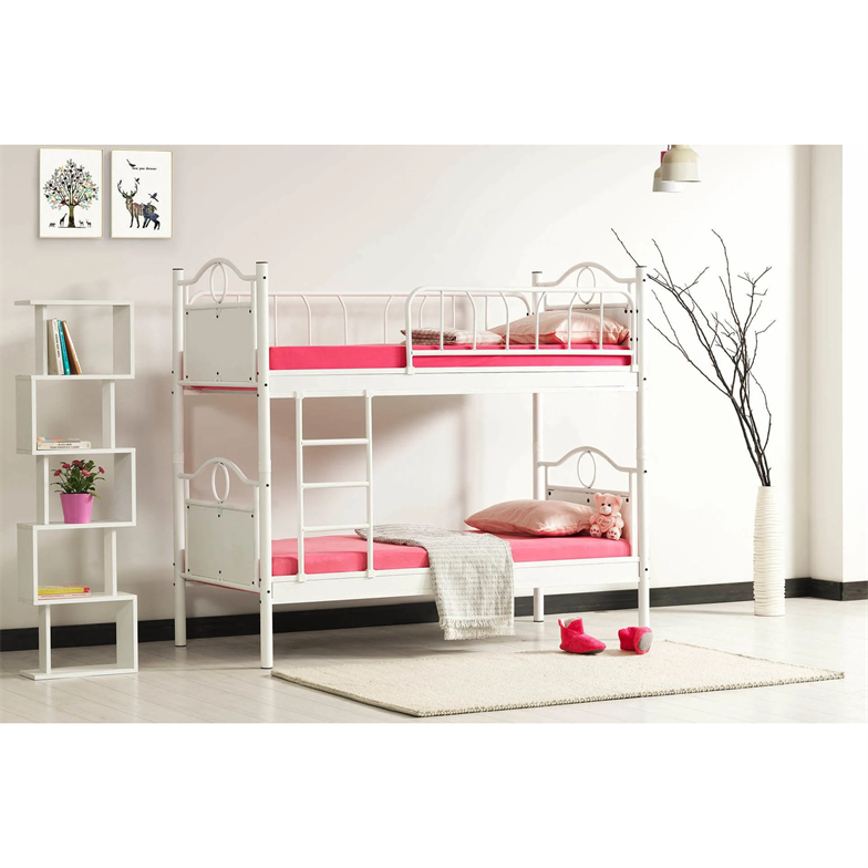 Argimo Zümrüt Genç Çocuk Odası Beyaz Metal Ranza ve Karyola