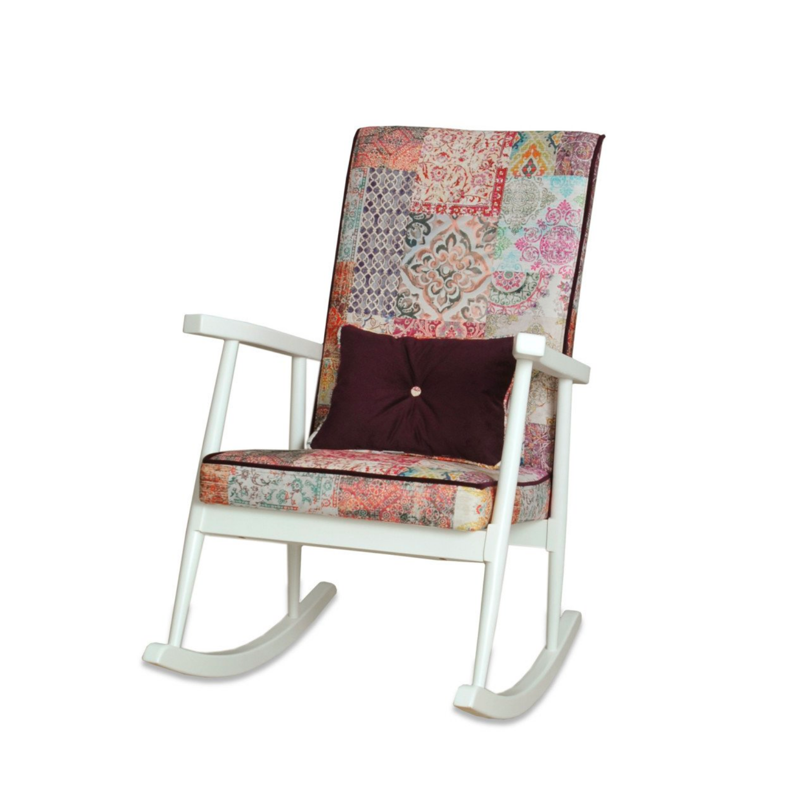 Asedia Trend Lake Otantik Döşemeli Sallanan Sandalye Dinlenme Emzirme Baba Tv Okuma Koltuğu Berjer 