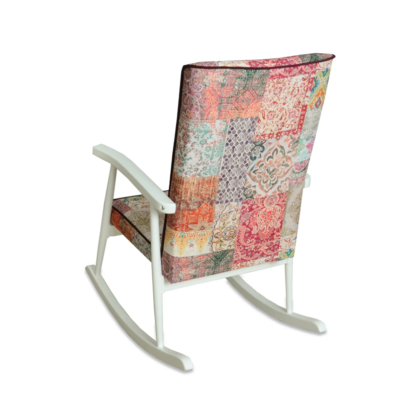 Asedia Trend Lake Otantik Döşemeli Sallanan Sandalye Dinlenme Emzirme Baba Tv Okuma Koltuğu Berjer 