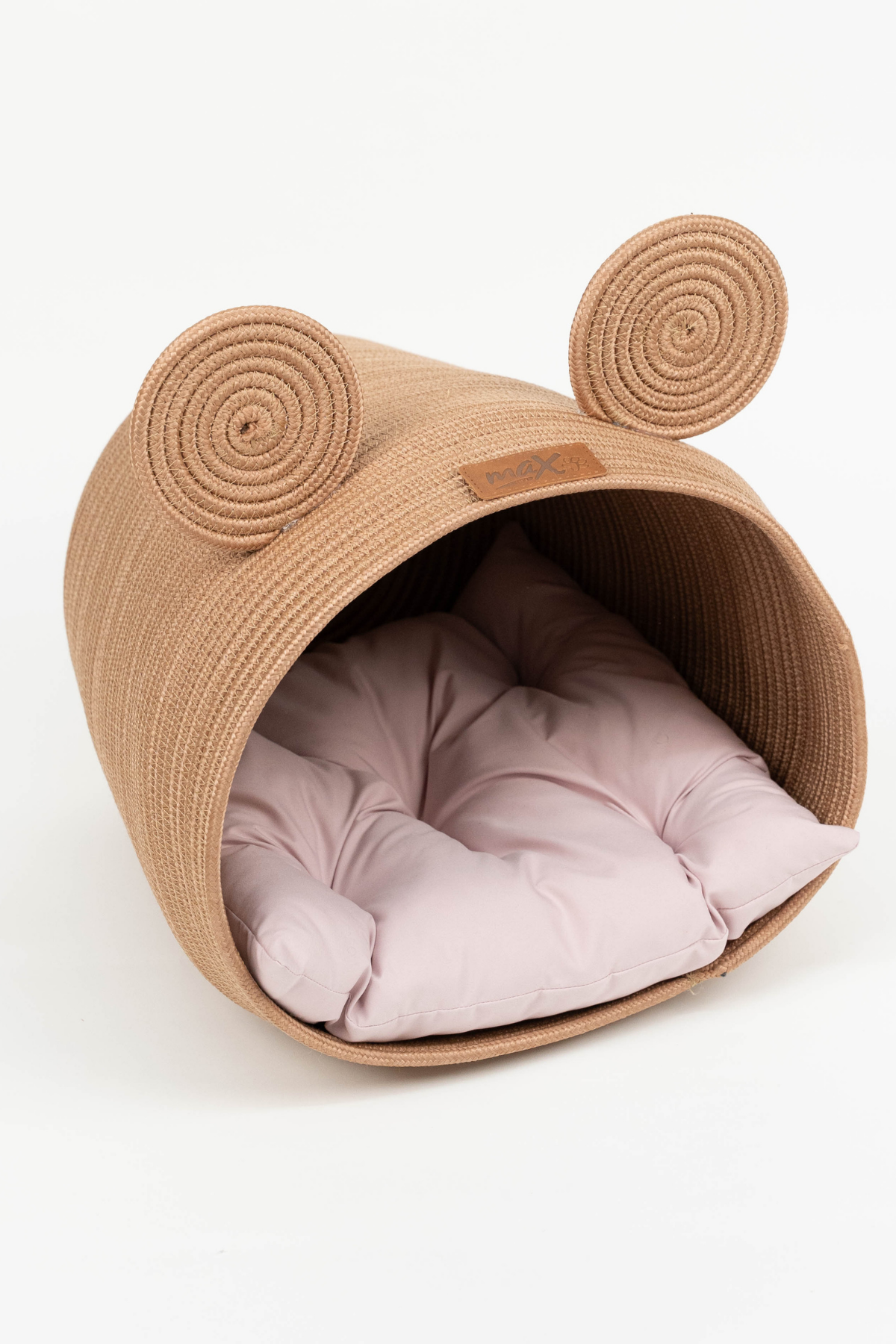 Reyo Max Design Maxie Bunny Kedi Yuvası ve Köpek Yatağı Pudra – Yumuşak ve Konforlu Kedi Köpek Yatağı