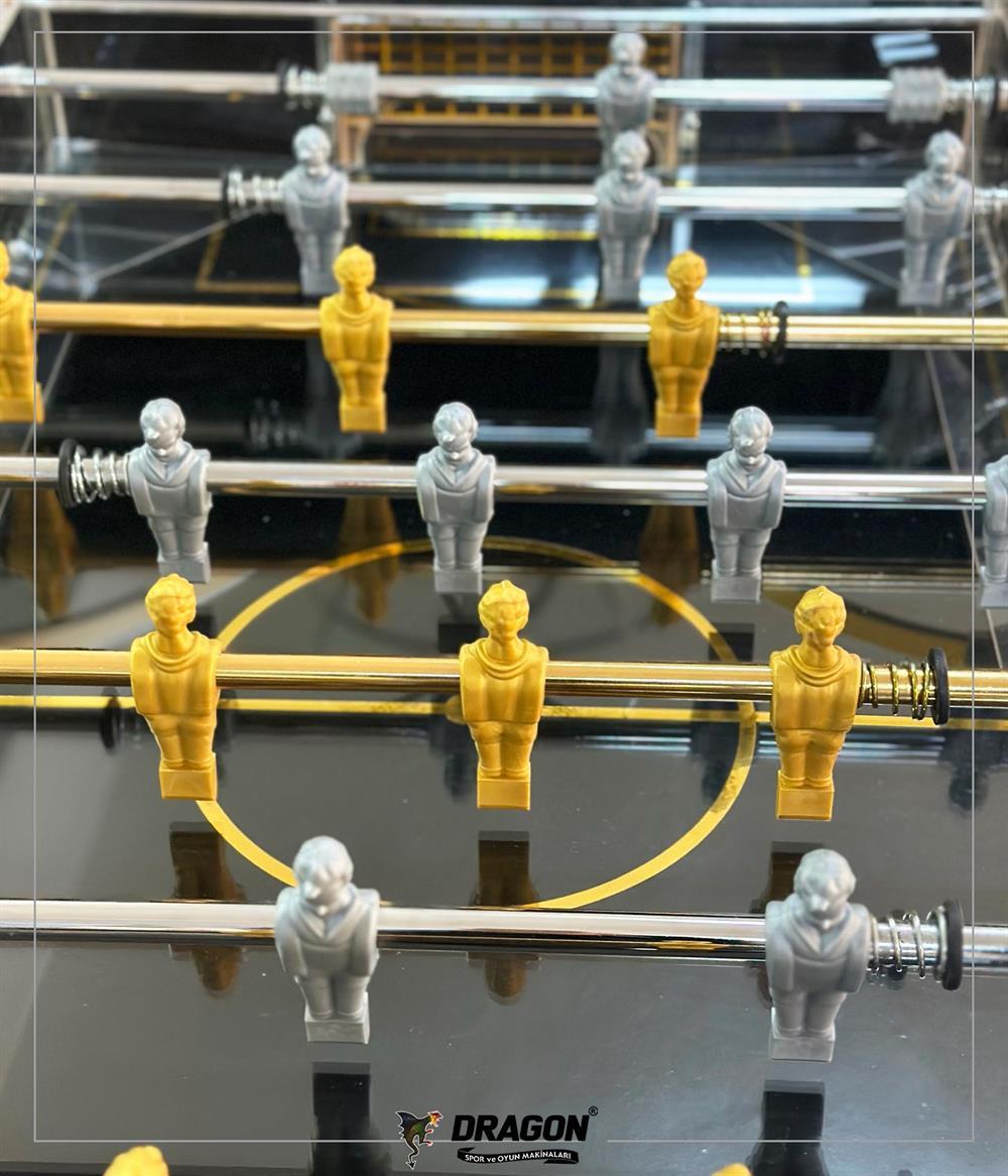 Dragon Elegant Gold Yüksek Kalite Tasarım Langırt Masa Futbolu Foosball