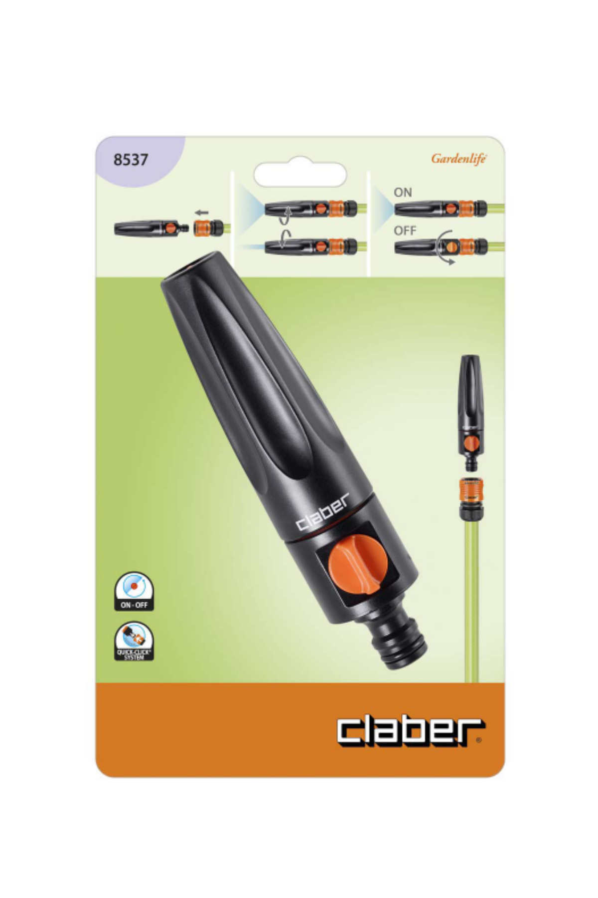 Claber 8537 Plus Vanalı Sulama Başlığı