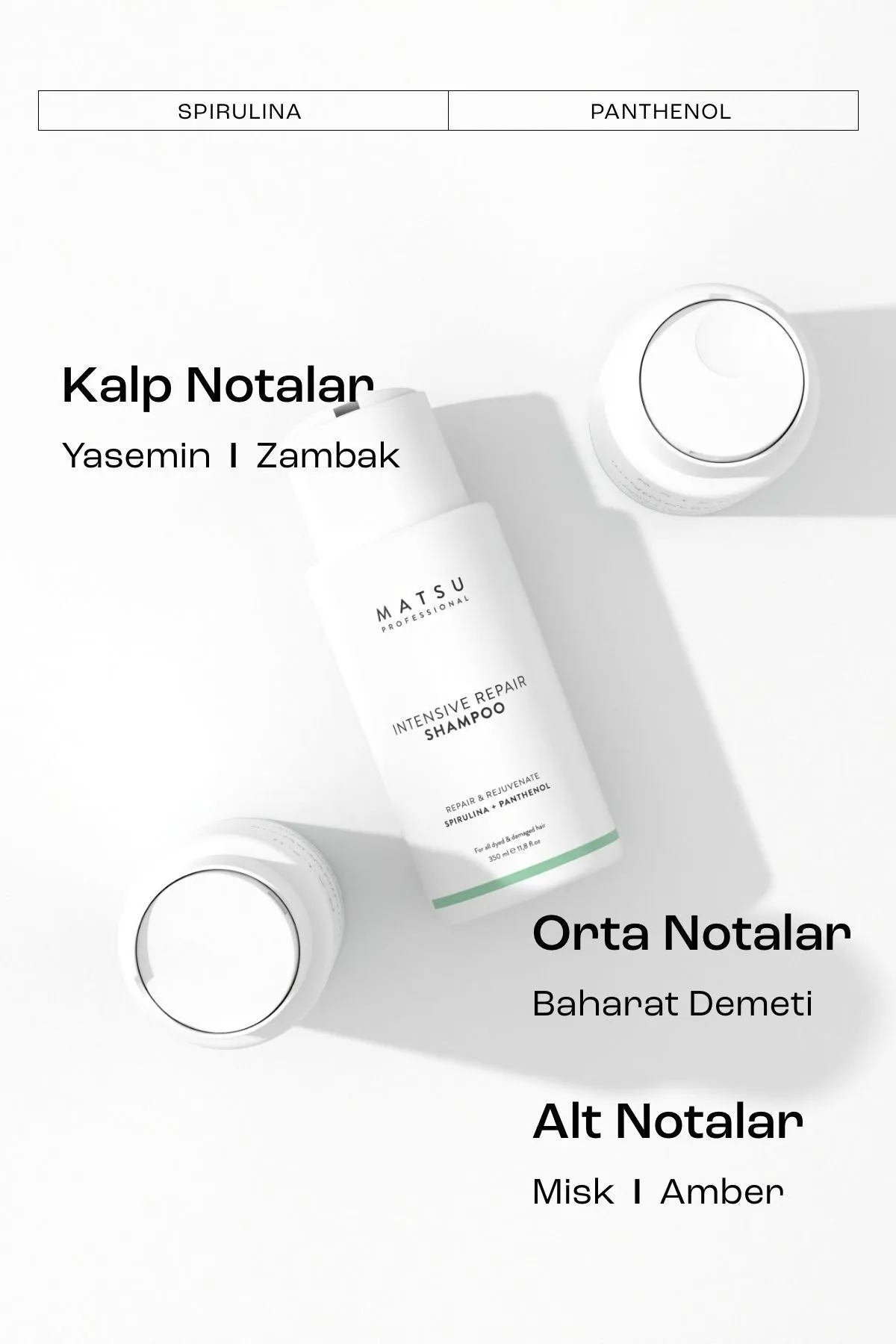 Matsu Intensive Repair Yıpranmış Saçlar Için Yoğun Bakım Şampuanı 100ml