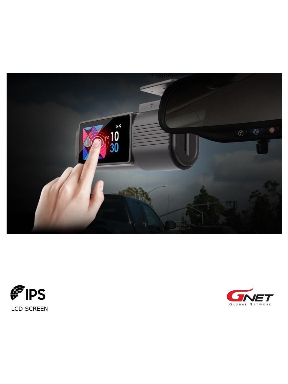 GNet Gonw 2ch Fullhd Hdr Wi-Fi Akıllı 2 Kameralı Araç Kamerası